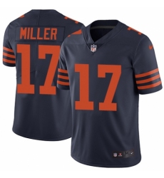Men's Nike Chicago Bears #17 Anthony Miller Navy Blue Alternate Vapor Untouchable Limited Player NFL Jersey