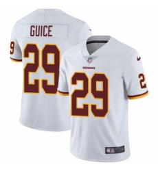 Men's Nike Washington Redskins #29 Derrius Guice White Vapor Untouchable Limited Player NFL Jersey