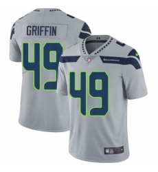 Men's Nike Seattle Seahawks #49 Shaquem Griffin Grey Alternate Vapor Untouchable Limited Player NFL Jersey