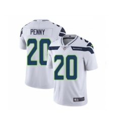 Men's Seattle Seahawks #20 Rashaad Penny White Vapor Untouchable Limited Stitched Jersey