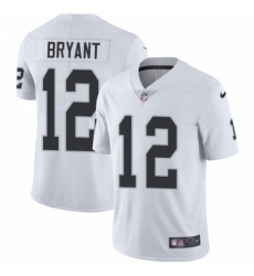 Youth Nike Oakland Raiders #12 Martavis Bryant White Vapor Untouchable Elite Player NFL Jersey