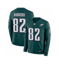 Youth Nike Philadelphia Eagles #82 Richard Rodgers Limited Green Therma Long Sleeve NFL Jersey
