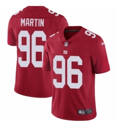 Men's Nike New York Giants #96 Kareem Martin Red Alternate Vapor Untouchable Limited Player NFL Jersey