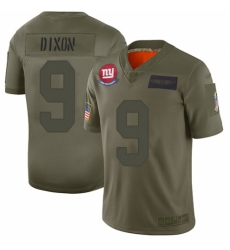 Women's New York Giants #9 Riley Dixon Limited Camo 2019 Salute to Service Football Jersey