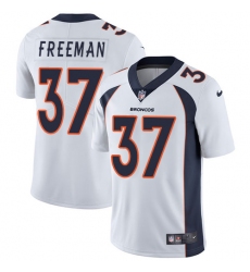 Youth Nike Denver Broncos #37 Royce Freeman White Vapor Untouchable Limited Player NFL Jersey