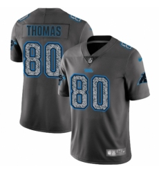 Youth Nike Carolina Panthers #80 Ian Thomas Gray Static Vapor Untouchable Limited NFL Jersey