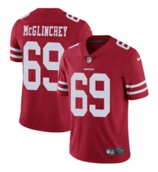 Youth Nike San Francisco 49ers #69 Mike McGlinchey Red Team Color Vapor Untouchable Limited Player NFL Jersey