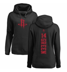 NBA Women's Nike Houston Rockets #14 Gerald Green Black One Color Backer Pullover Hoodie