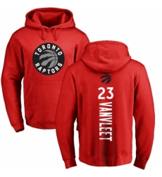 NBA Nike Toronto Raptors #23 Fred VanVleet Red Backer Pullover Hoodie