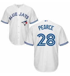 Youth Majestic Toronto Blue Jays #28 Steve Pearce Authentic White Home MLB Jersey