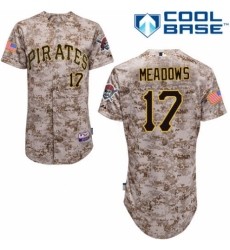 Men's Majestic Pittsburgh Pirates #17 Austin Meadows Replica Camo Alternate Cool Base MLB Jersey