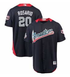 Youth Majestic Minnesota Twins #20 Eddie Rosario Game Navy Blue American League 2018 MLB All-Star MLB Jersey
