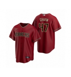 Men's Arizona Diamondbacks #47 Andrew Chafin Nike Red Replica Alternate Jersey
