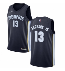 Women's Nike Memphis Grizzlies #13 Jaren Jackson Jr. Swingman Navy Blue Road NBA Jersey - Icon Edition