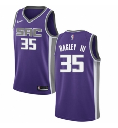 Youth Nike Sacramento Kings #35 Marvin Bagley III Swingman Purple NBA Jersey - Icon Edition