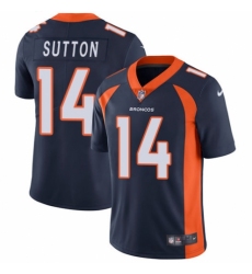 Youth Nike Denver Broncos #14 Courtland Sutton Navy Blue Alternate Vapor Untouchable Limited Player NFL Jersey