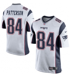 Men's Nike New England Patriots #84 Cordarrelle Patterson Game White NFL Jersey