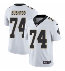 Men's Nike New Orleans Saints #74 Jermon Bushrod White Vapor Untouchable Limited Player NFL Jersey