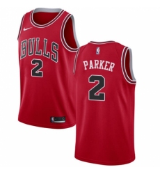 Women's Nike Chicago Bulls #2 Jabari Parker Swingman Red NBA Jersey - Icon Edition