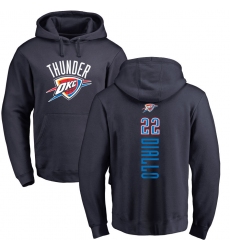 NBA Nike Oklahoma City Thunder #22 Hamidou Diallo Navy Blue Backer Pullover Hoodie