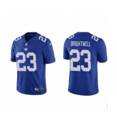 Men's New York Giants #23 Gary Brightwell Blue Vapor Untouchable Limited Stitched Jersey