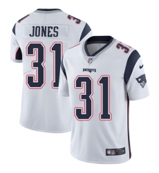 Youth Nike New England Patriots #31 Jonathan Jones White Vapor Untouchable Limited Player NFL Jersey