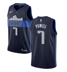 Women's Nike Dallas Mavericks #7 Dwight Powell Swingman Navy Blue NBA Jersey Statement Edition