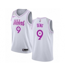 Youth Nike Minnesota Timberwolves #9 Luol Deng White Swingman Jersey - Earned Edition