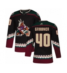 Youth Adidas Arizona Coyotes #40 Michael Grabner Premier Black Alternate NHL Jersey