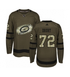 Youth Adidas Carolina Hurricanes #72 Jack Drury Premier Green Salute to Service NHL Jersey