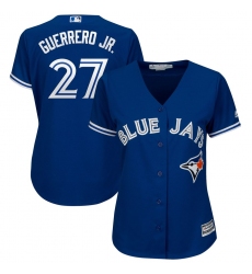 Women's Toronto Blue Jays Vladimir Guerrero Jr. Majestic Royal Cool Base Player Jersey