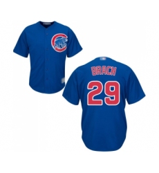 Youth Chicago Cubs #29 Brad Brach Authentic Royal Blue Alternate Cool Base Baseball Jersey