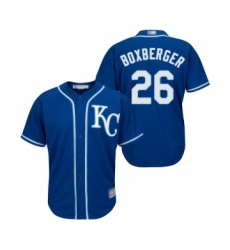 Men's Kansas City Royals #26 Brad Boxberger Replica Blue Alternate 2 Cool Base Baseball Jersey