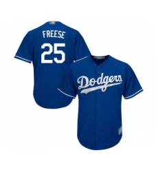 Men's Los Angeles Dodgers #25 David Freese Replica Royal Blue Alternate Cool Base Baseball Jersey