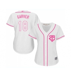 Women's Minnesota Twins #18 Mitch Garver Replica White Fashion Cool Base Baseball Jersey