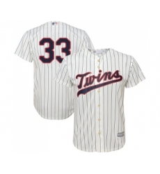 Men's Minnesota Twins #33 Martin Perez Replica Cream Alternate Cool Base Baseball Jersey