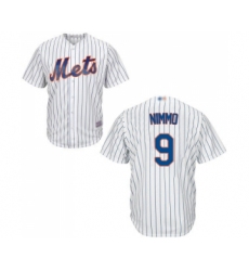 Youth New York Mets #9 Brandon Nimmo Authentic White Home Cool Base Baseball Jersey