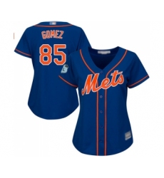 Women's New York Mets #85 Carlos Gomez Authentic Royal Blue Alternate Home Cool Base Baseball Jersey