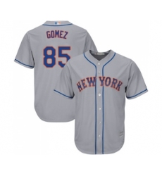 Youth New York Mets #85 Carlos Gomez Authentic Grey Road Cool Base Baseball Jersey