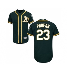 Men's Oakland Athletics #23 Jurickson Profar Green Alternate Flex Base Authentic Collection Baseball Jersey