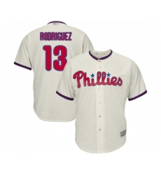 Youth Philadelphia Phillies #13 Sean Rodriguez Replica Cream Alternate Cool Base Baseball Jersey