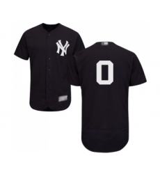 Men's New York Yankees #0 Adam Ottavino Navy Blue Alternate Flex Base Authentic Collection Baseball Jersey