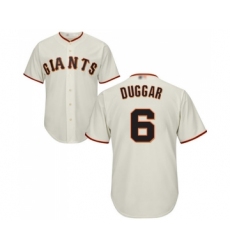 Youth San Francisco Giants #6 Steven Duggar Replica Cream Home Cool Base Baseball Jersey