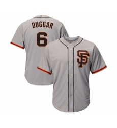 Youth San Francisco Giants #6 Steven Duggar Replica Grey Road 2 Cool Base Baseball Jersey