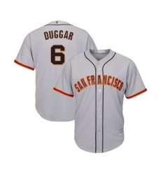 Youth San Francisco Giants #6 Steven Duggar Replica Grey Road Cool Base Baseball Jersey