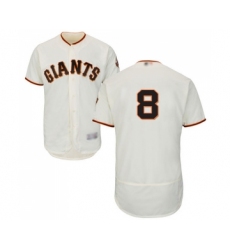 Men's San Francisco Giants #8 Gerardo Parra Cream Home Flex Base Authentic Collection Baseball Jersey