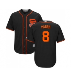 Youth San Francisco Giants #8 Gerardo Parra Replica Black Alternate Cool Base Baseball Jersey