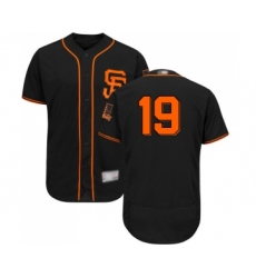 Men's San Francisco Giants #19 Tyler Austin Black Alternate Flex Base Authentic Collection Baseball Jersey