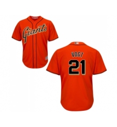 Men's San Francisco Giants #21 Stephen Vogt Replica Orange Alternate Cool Base Baseball Jersey