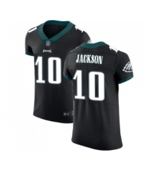 Men's Philadelphia Eagles #10 DeSean Jackson Black Vapor Untouchable Elite Player Football Jersey